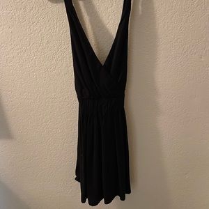 Black mini dress